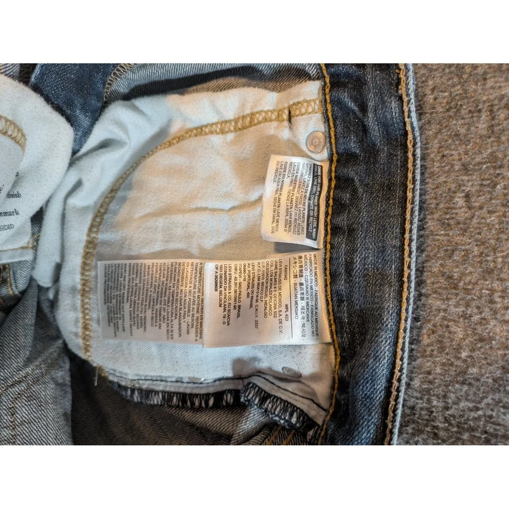 Levi's Jeans Mens 505 Relaxed Fit  33x32 Blue Straight Leg‎ Denim 100% Cotton